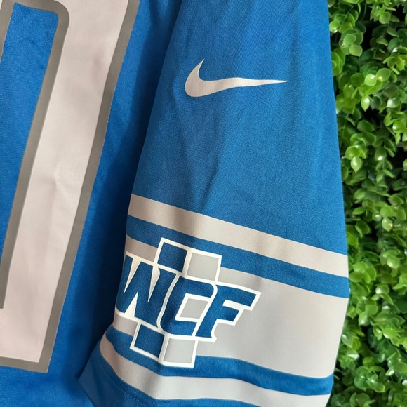 Nike Barry Sanders Blue Detroit Lions Game Retired Player Jersey Size XL - Picture 10 of 13